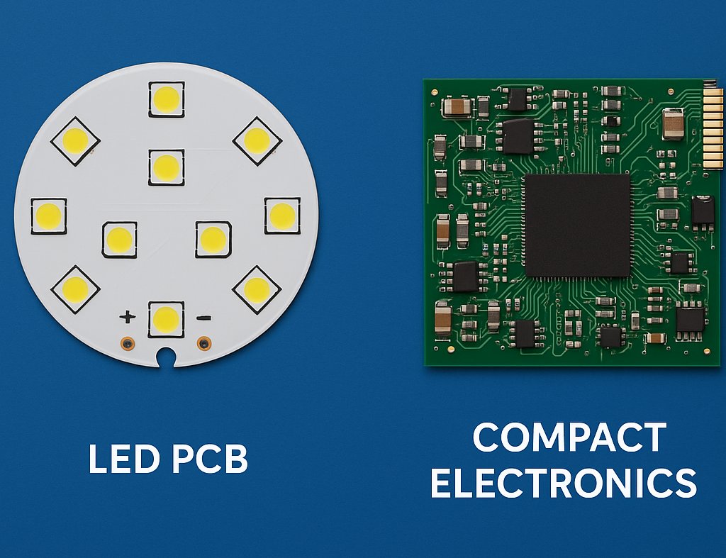 Application Examples LED PCB and compact electronics
