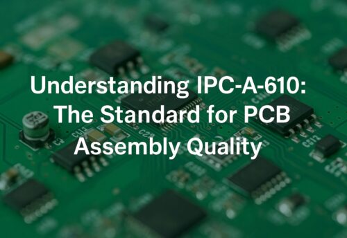 Understanding IPC-A-610 - The Standard for PCB Assembly Quality