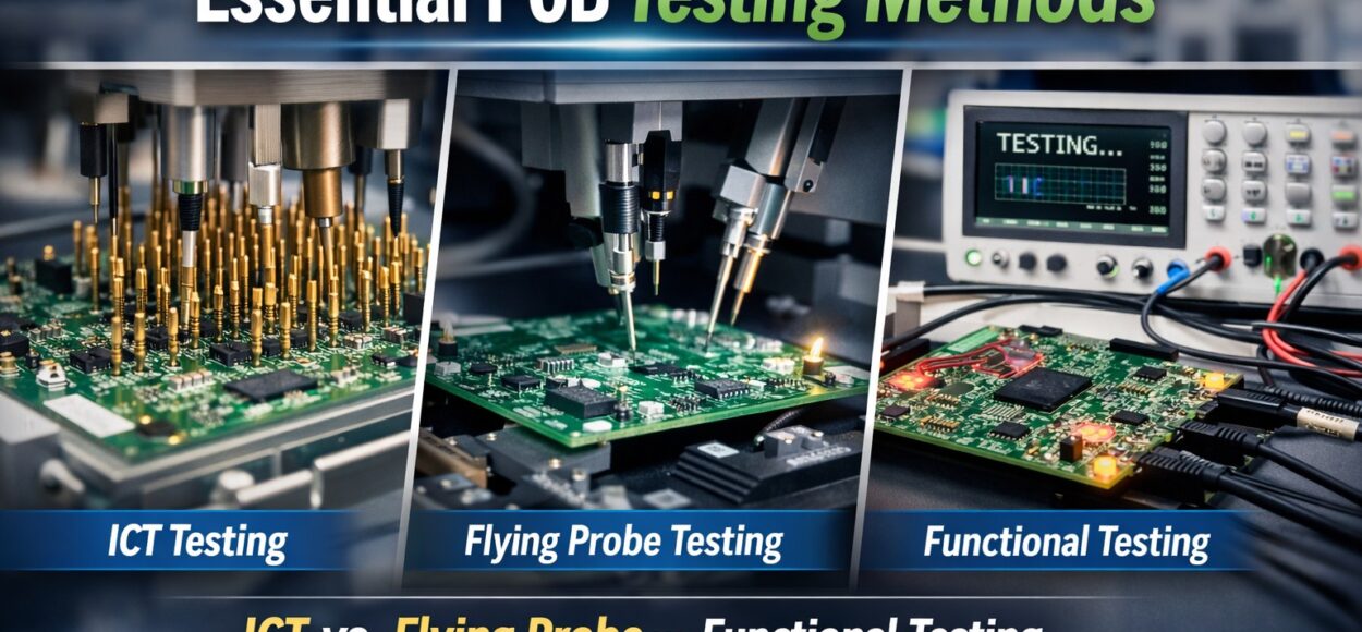 Essential PCB Testing Methods ICT vs. Flying Probe vs. Functional Testing
