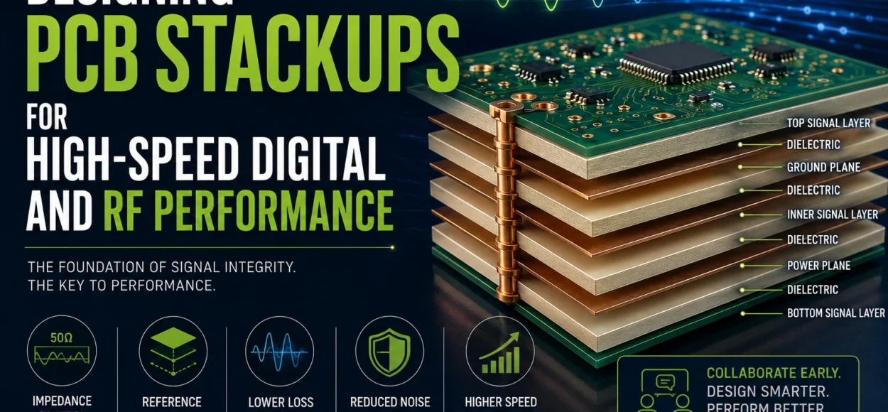 Designing PCB Stackups for High-Speed Digital and RF Performance