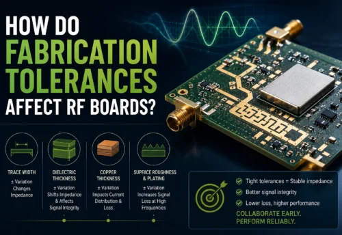 How Do Fabrication Tolerances Affect RF Boards