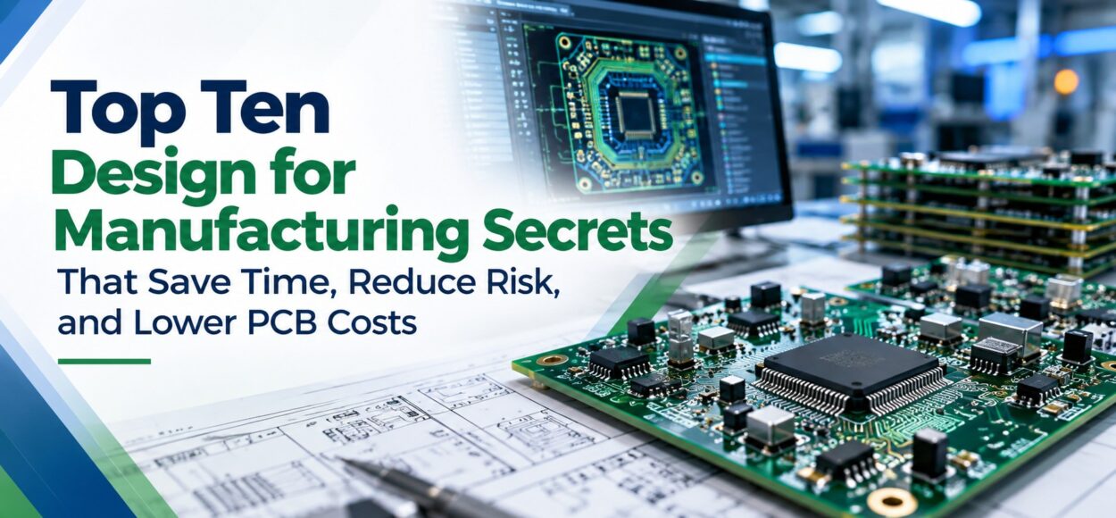 Top Ten Design for Manufacturing Secrets That Save Time, Reduce Risk, and Lower PCBCosts